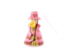 Miniatura de mujer con sombrero #242