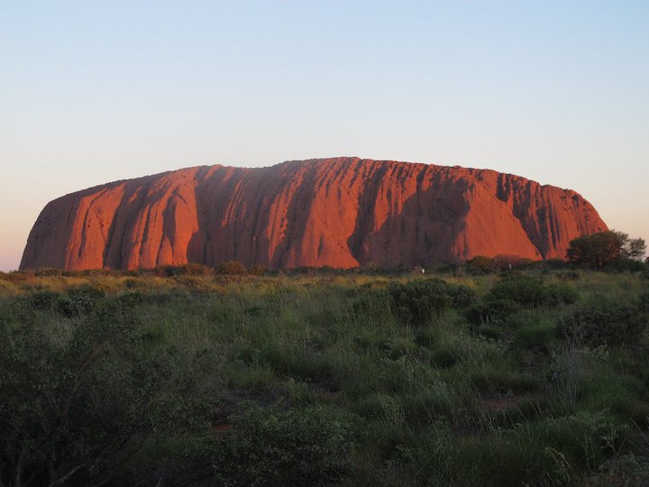 “Uluru”, sacred rock at Northern Territory. Australia 2010